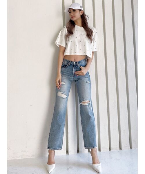 GYDA(ジェイダ)の「square gyda キャップ(キャップ・レディース・オフホワイト/ブラック・FREE)」の22枚目の写真