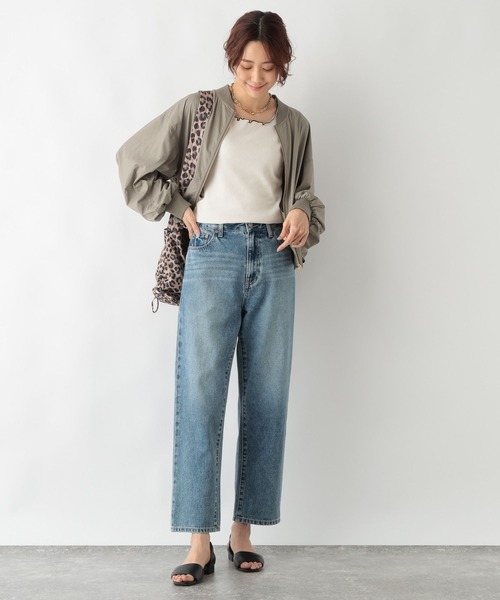 GLOBAL WORK（グローバルワーク）の「Beauteeメローリブタンク/987160（タンクトップ・レディース・モカ/ミント/ホワイト×ブラック/ブラック×ホワイト/ホワイト×ブラウン・LARGE/MEDIUM）」の12枚目の写真