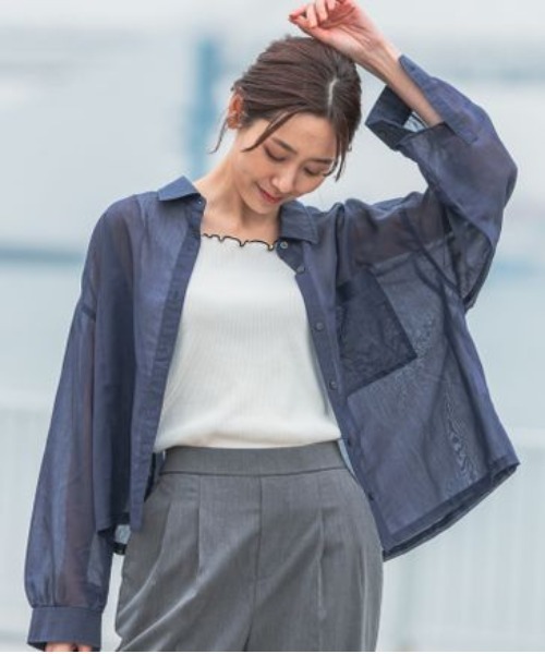 GLOBAL WORK（グローバルワーク）の「Beauteeメローリブタンク/987160（タンクトップ・レディース・モカ/ミント/ホワイト×ブラック/ブラック×ホワイト/ホワイト×ブラウン・LARGE/MEDIUM）」の10枚目の写真