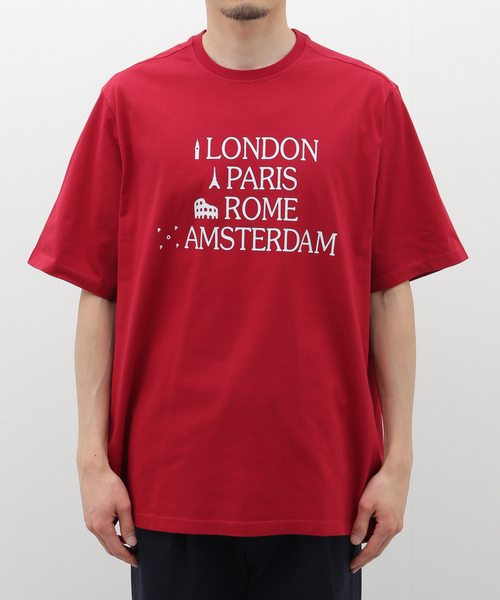 POP TRADING COMPANY(ポップトレーディングカンパニー)の「【POP TRADING COMPANY / ポップトレーディングカンパニー】icons Tシャツ(Tシャツ/カットソー・メンズ・レッド・X-LARGE/LARGE)」の1枚目の写真