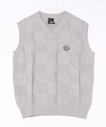 BLOCK KNIT VEST/ブロックニットベスト