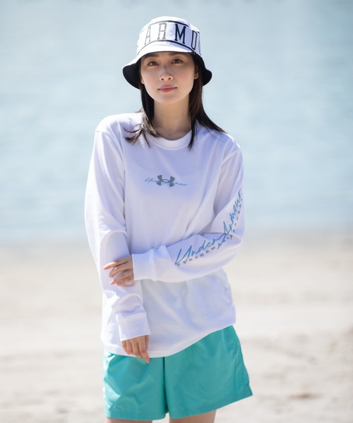 UNDER ARMOUR（アンダーアーマー）の「UAリバーシブル スポーツスタイル バケットハット（トレーニング/メンズ/レディース）（キャップ・レディース・ブラック・S-M/L-XL/M-L）」の8枚目の写真