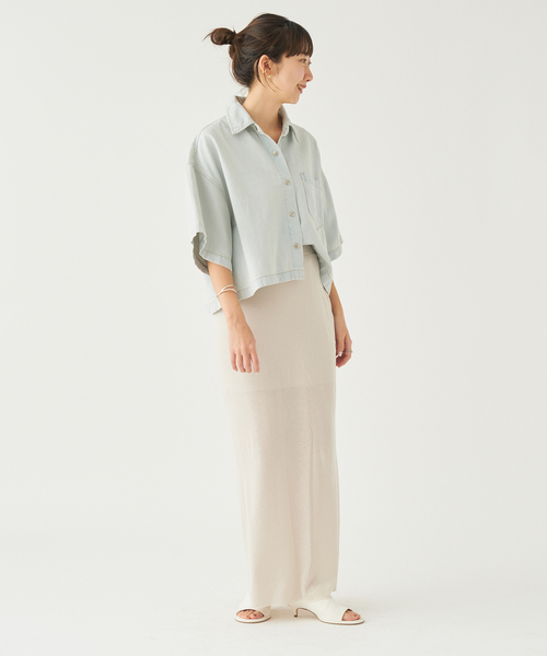 plage（プラージュ）の「《追加》C/L Sheer Jersey スカート（スカート