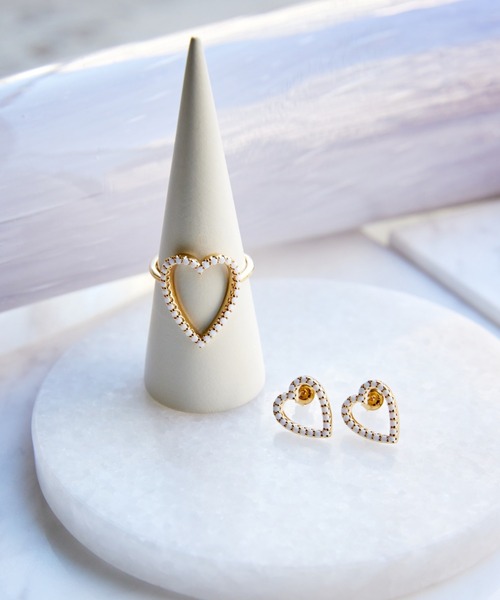 プラスヴァンドーム　ピアス　PLUS VENDOME FINELINETATTOO_heart_ピアス（ピアス（両耳用））｜PLUS