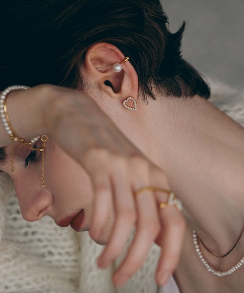 FINELINETATTOO_heart_ピアス（ピアス（両耳用））｜PLUS