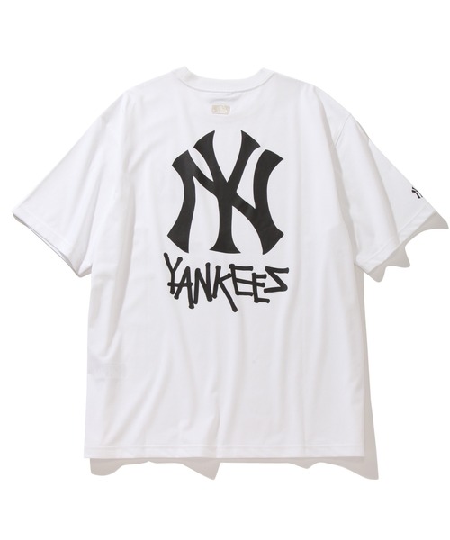 MLB Korea（エムエルビーコリア）の「【MLB KOREA/エムエルビーコリア】ベーシックビッグロゴ オーバーフィット ショートスリーブTシャツ（Tシャツ/カットソー・メンズ・ホワイト/ブラック・M/L/XL/2XL）」の5枚目の写真