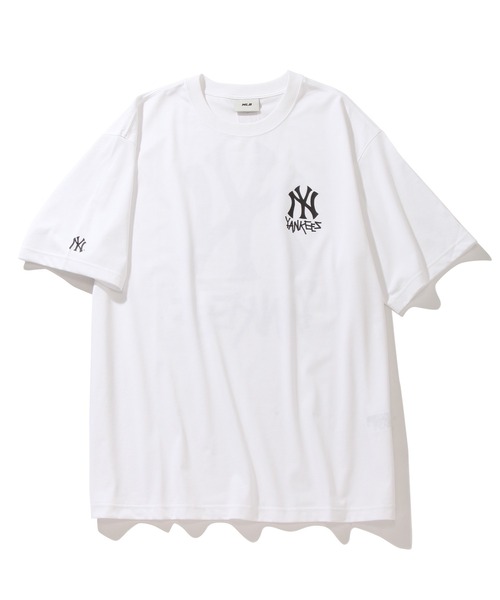 MLB Korea（エムエルビーコリア）の「【MLB KOREA/エムエルビーコリア】ベーシックビッグロゴ オーバーフィット ショートスリーブTシャツ（Tシャツ/カットソー・メンズ・ホワイト/ブラック・M/L/XL/2XL）」の6枚目の写真