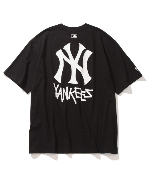 MLB Korea（エムエルビーコリア）の「【MLB KOREA/エムエルビーコリア】ベーシックビッグロゴ オーバーフィット ショートスリーブTシャツ（Tシャツ/カットソー・メンズ・ホワイト/ブラック・M/L/XL/2XL）」の3枚目の写真