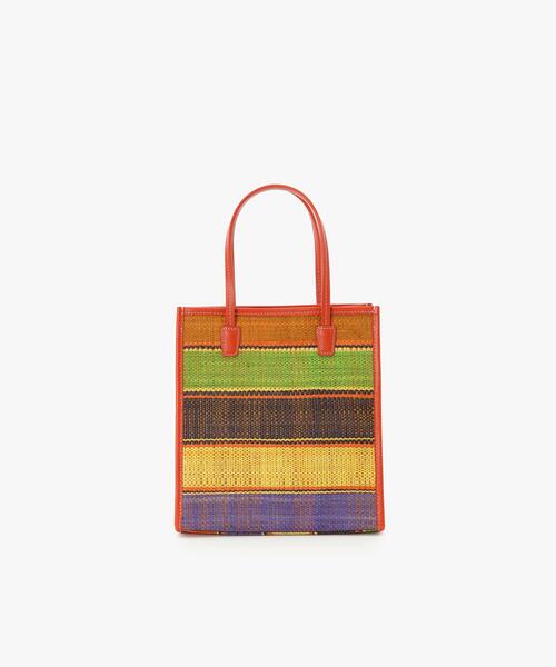 ラフィア スモール トートバッグ (WAX35－01)（トートバッグ