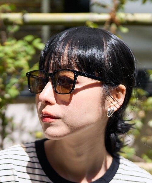 FREAK'S STORE（フリークスストア）の「UVカットスクエアアイウエア（サングラス・レディース・ブラック/オリーブ/その他16・ONE SIZE）」の10枚目の写真