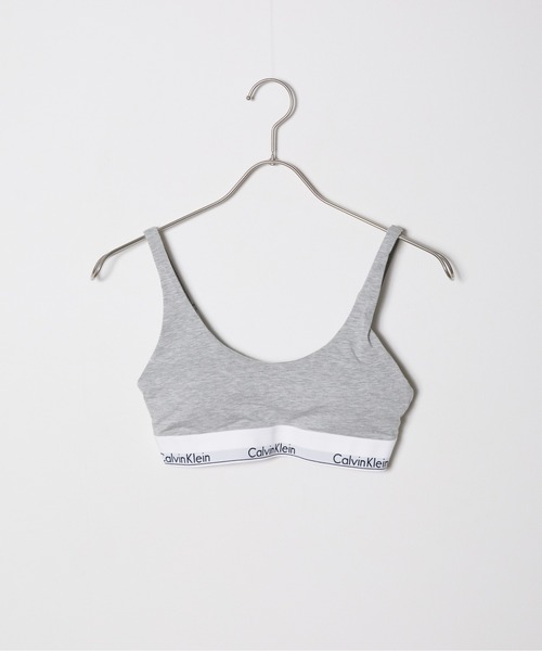 Calvin Klein（カルバン・クライン）の「Calvin Klein/カルバンクライン LGHTLY LINED BRALETE ブラレット（スポーツブラ・レディース・ホワイト/グレー/ブラック・S/M/L）」の3枚目の写真