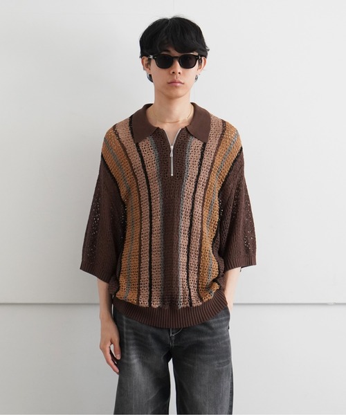 トップス F-LAGSTUF-F S/S STRIPE SWE F-LAGSTUF-F tシャツ STRIPE LS COTTON SWEATER メンズ