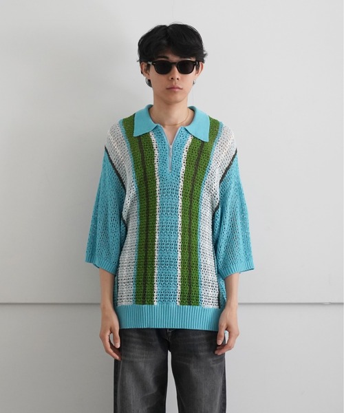 F-LAGSTUF-F（フラグスタフ）の「F-LAGSTUF-F STRIPE S/S HALF