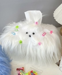 shyam inspiration（シャムインスピレーション）の「ドッグ ティッシュケース（インテリア雑貨）」