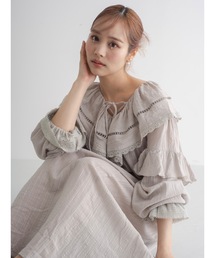 jumelle（ジュメロ）の「Hug frill dress【低身長~高身長】（ワンピース）」