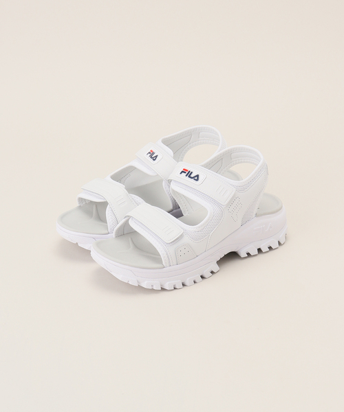 FILA(フィラ)の「FILA/フィラ TRACER SANDALF(サンダル・レディース・ホワイト/ブラック・23cm/24cm/25cm)」の2枚目の写真