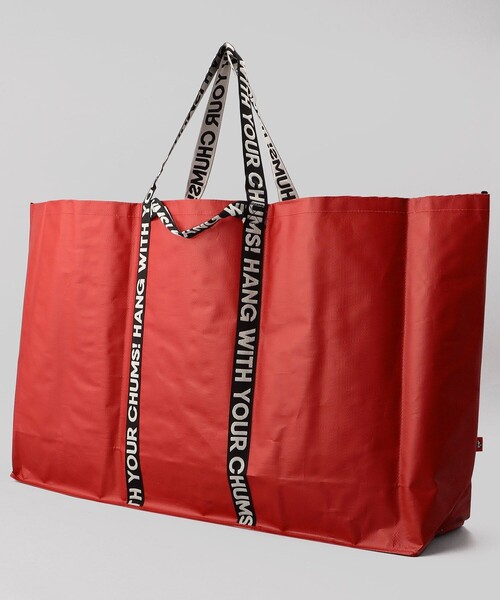 CHUMS(チャムス)の「CHUMS/チャムス Booby Camp Tote L / ブービーキャンプトートL(トートバッグ・メンズ・レッド・ONE SIZE)」の8枚目の写真