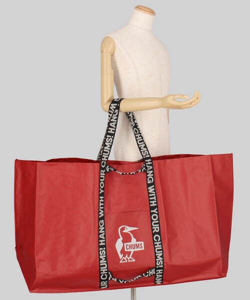 CHUMS(チャムス)の「CHUMS/チャムス Booby Camp Tote L / ブービーキャンプトートL(トートバッグ・メンズ・レッド・ONE SIZE)」の10枚目の写真