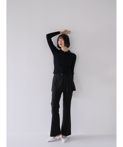 double zip collar knit（ニット/セーター）｜Uenui（ウニュイ