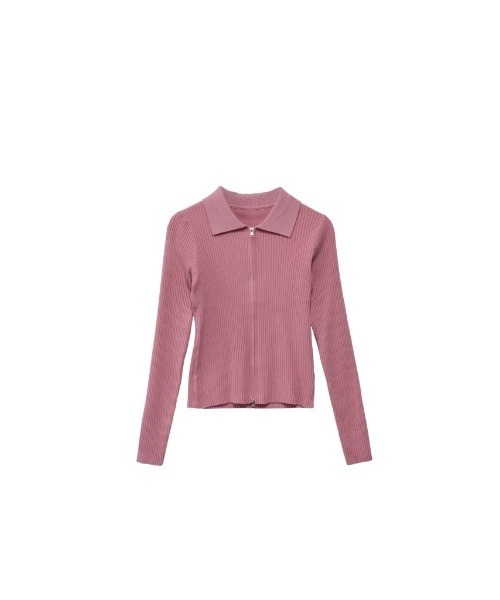 ニット セーター double zip collar knit レディース double zip collar knit（ニット/セーター）｜Uenui（ウニュイ