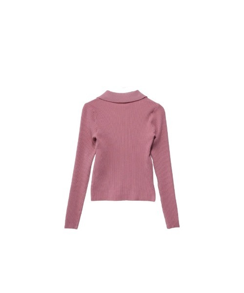 トップス nknit zipper double collar KNIT セール】double zip collar knit（ニット/セーター）｜Uenui