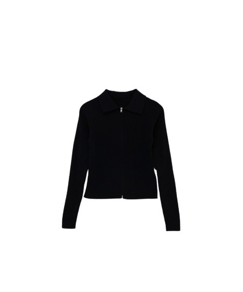 ニット セーター double zip collar knit レディース double zip collar knit（ニット/セーター）｜Uenui（ウニュイ