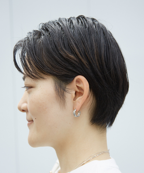 Rouge vif la cle(ルージュヴィフラクレ)の「【sauvage peau】キルティングデザイン ピアス / 両耳(ピアス(両耳用)・レディース・シルバー/ゴールド・フリー)」の6枚目の写真