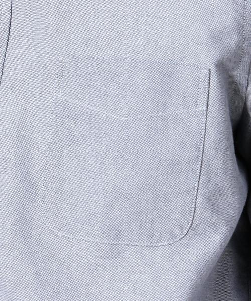 green label relaxing（グリーンレーベルリラクシング）の「40//OX BAND/C LONG　シャツ◆（シャツ/ブラウス・メンズ・ホワイト/ネイビー・MEDIUM/LARGE/SMALL）」の8枚目の写真