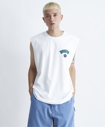 DC SHOES(ディーシーシューズ)の24 FLAME SLEEVELESS/DCバックプリントマッスルタンクトップ(タンクトップ)