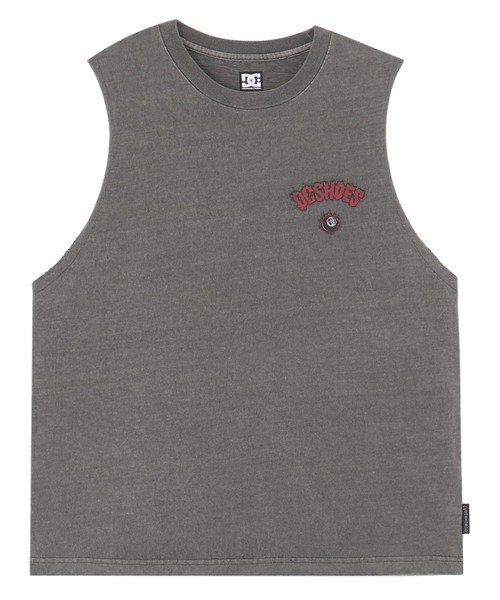 DC SHOES(ディーシーシューズ)の「24 FLAME SLEEVELESS/DCバックプリントマッスルタンクトップ(タンクトップ・メンズ・スミクロ/ホワイト/ブラック/ブラック系その他・MEDIUM/LARGE/X-LARGE)」の4枚目の写真