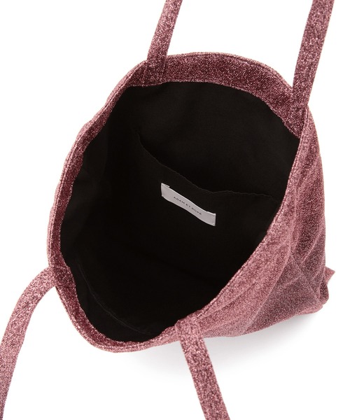 ADAM ET ROPE'（アダムエロペ）の「【サステナブル】キラキララメトート（トートバッグ・レディース・シルバー/ブラック/ピンク/ゴールド・FREE）」の18枚目の写真