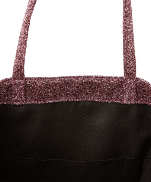 ADAM ET ROPE'（アダムエロペ）の「【サステナブル】キラキララメトート（トートバッグ・レディース・シルバー/ブラック/ピンク/ゴールド・FREE）」の19枚目の写真