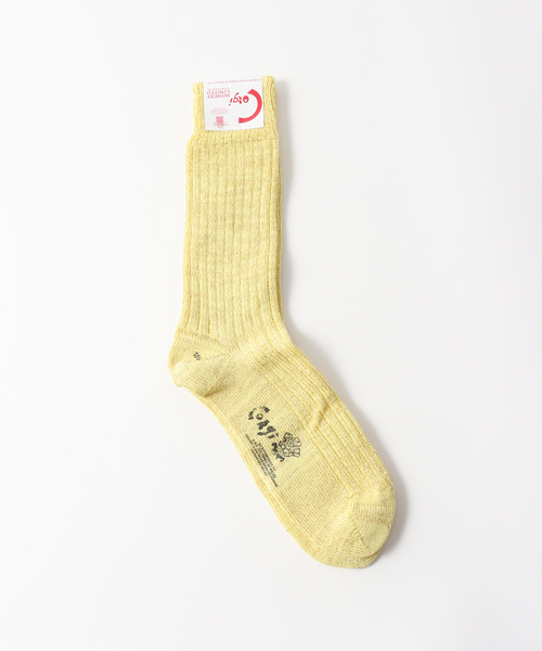 CORGI(コーギ)の「CORGI ( コーギー) for BOUCLE グリッターソックス(ソックス/靴下・メンズ・ブラック/ホワイト/サックスブルー/ピンク/ボルドー/イエロー・FREE)」の1枚目の写真