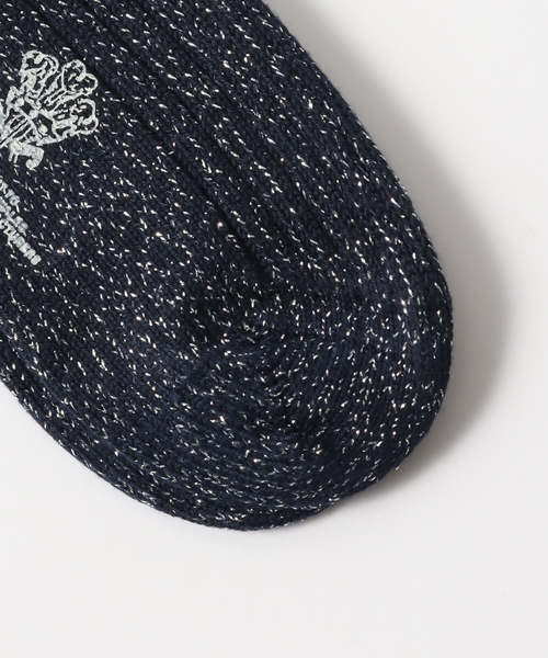 CORGI(コーギ)の「CORGI ( コーギー) for BOUCLE グリッターソックス(ソックス/靴下・メンズ・ブラック/ホワイト/サックスブルー/ピンク/ボルドー/イエロー・FREE)」の7枚目の写真