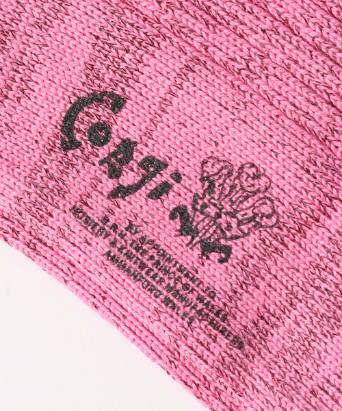 CORGI(コーギ)の「CORGI ( コーギー) for BOUCLE グリッターソックス(ソックス/靴下・メンズ・ブラック/ホワイト/サックスブルー/ピンク/ボルドー/イエロー・FREE)」の11枚目の写真