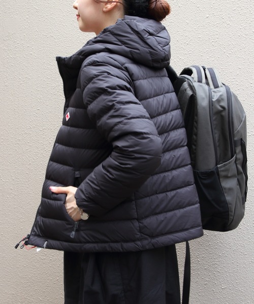 DANTON ミドルダウン フーデットジャケット Mサイズ BK DANTON/MIDDLE