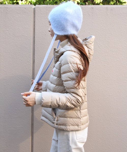 DANTON(ダントン)の「DANTON/ダントン ミドルダウンフーデッドジャケット MIDDLE DOWN HOODED JACKET DT-A0563 NRP(ダウンジャケット/コート・レディース・グレー/ブラック/ダークグレー/ライトベージュ・M)」の19枚目の写真