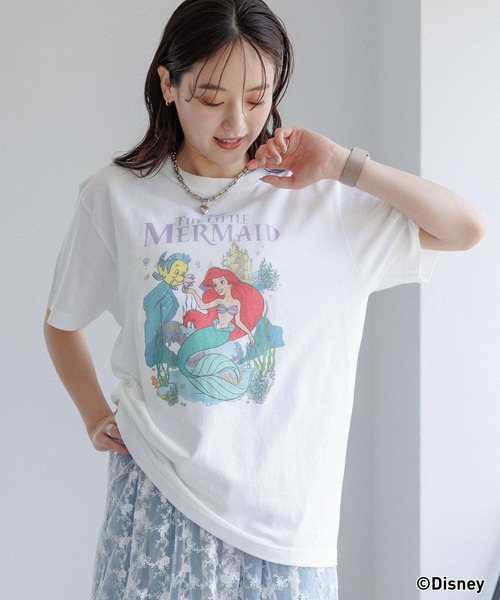 Disney（ディズニー）の「GOOD ROCK SPEED/DISNEYプリントTシャツ（Tシャツ/カットソー・レディース・ブラック/ホワイト・FREE）」の2枚目の写真