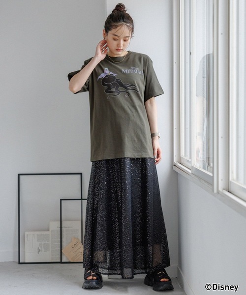 Disney（ディズニー）の「GOOD ROCK SPEED/DISNEYプリントTシャツ（Tシャツ/カットソー・レディース・ブラック/ホワイト・FREE）」の11枚目の写真