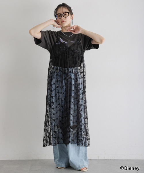 Disney（ディズニー）の「GOOD ROCK SPEED/DISNEYプリントTシャツ（Tシャツ/カットソー・レディース・ブラック/ホワイト・FREE）」の17枚目の写真