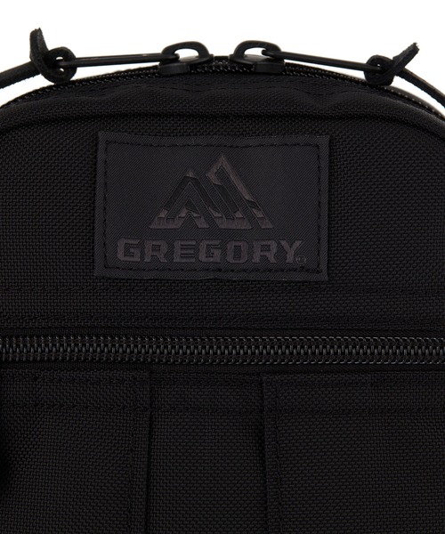 GREGORY(グレゴリー)の「クイックポケットM QUICK POCKET M コーデュラバリスティックブラックライト(ショルダーバッグ・メンズ・ブラック・ONE SIZE)」の3枚目の写真
