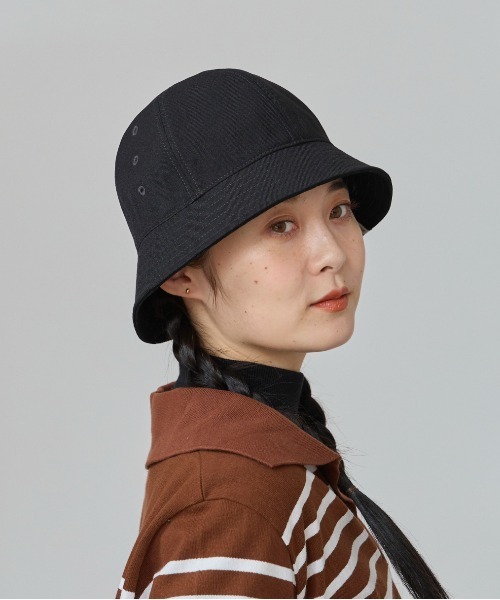 OVERRIDE（オーバーライド）の「OVERRIDE  RE:POLY DUTCH HAT SG / オーバーライド（ハット・レディース・ブラック/ブラウン/ブルー・58cm）」の6枚目の写真