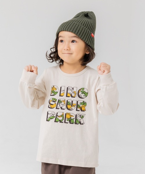 chil2（チルツー）の「プリント 長袖Tシャツ（Tシャツ/カットソー・キッズ・C/D/E/F/A/H/J/K/L/B/G/I・80ｃｍ/90cm/100cm/110cm/120cm/130cm/140cm）」の3枚目の写真