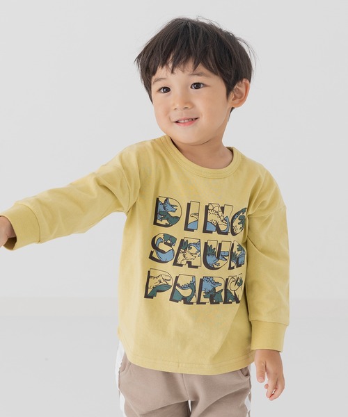 chil2（チルツー）の「プリント 長袖Tシャツ（Tシャツ/カットソー・キッズ・C/D/E/F/A/H/J/K/L/B/G/I・80ｃｍ/90cm/100cm/110cm/120cm/130cm/140cm）」の4枚目の写真