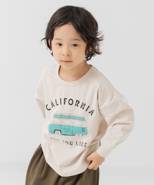 chil2（チルツー）の「プリント 長袖Tシャツ（Tシャツ/カットソー・キッズ・C/D/E/F/A/H/J/K/L/B/G/I・80ｃｍ/90cm/100cm/110cm/120cm/130cm/140cm）」の5枚目の写真