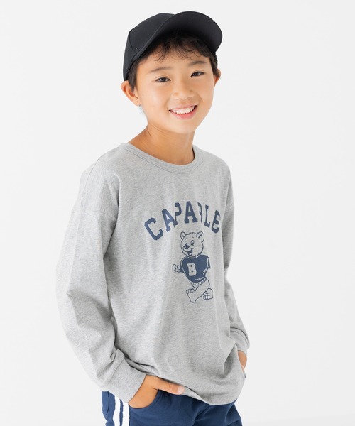 chil2（チルツー）の「プリント 長袖Tシャツ（Tシャツ/カットソー・キッズ・C/D/E/F/A/H/J/K/L/B/G/I・80ｃｍ/90cm/100cm/110cm/120cm/130cm/140cm）」の9枚目の写真