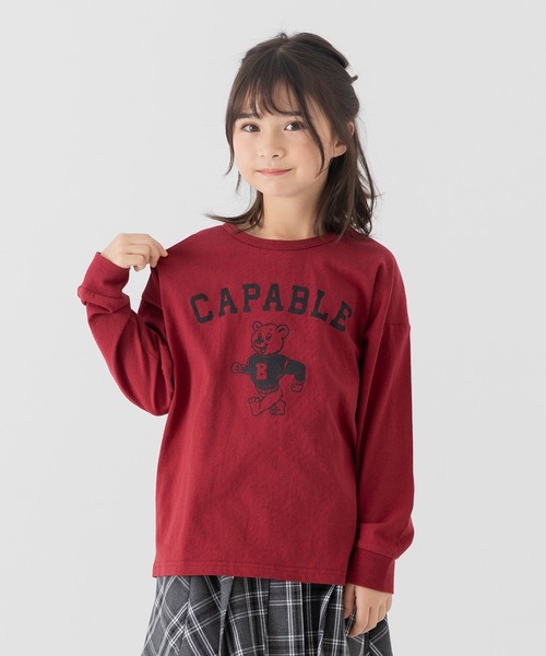 chil2（チルツー）の「プリント 長袖Tシャツ（Tシャツ/カットソー・キッズ・C/D/E/F/A/H/J/K/L/B/G/I・80ｃｍ/90cm/100cm/110cm/120cm/130cm/140cm）」の10枚目の写真