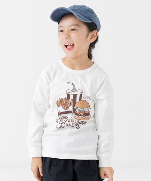 chil2（チルツー）の「プリント 長袖Tシャツ（Tシャツ/カットソー・キッズ・C/D/E/F/A/H/J/K/L/B/G/I・80ｃｍ/90cm/100cm/110cm/120cm/130cm/140cm）」の11枚目の写真