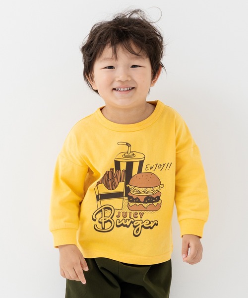 chil2（チルツー）の「プリント 長袖Tシャツ（Tシャツ/カットソー・キッズ・C/D/E/F/A/H/J/K/L/B/G/I・80ｃｍ/90cm/100cm/110cm/120cm/130cm/140cm）」の12枚目の写真