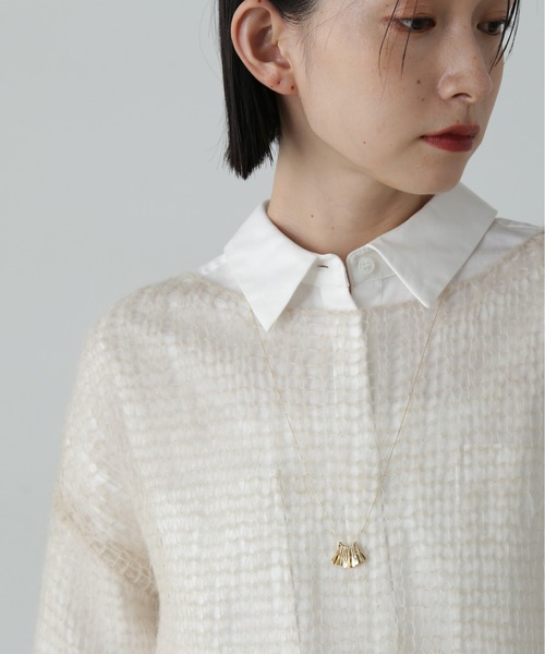 N.(N. Natural Beauty Basic)(エヌエヌナチュラルビューティーベーシック)の「◆ペタルフリンジネックレス(ネックレス・レディース・ゴールド・フリ-)」の2枚目の写真